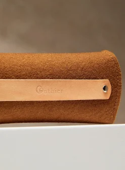 Jazz wool felt glasses case