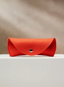 Jazz wool felt glasses case