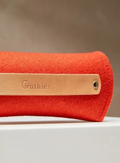 Jazz wool felt glasses case