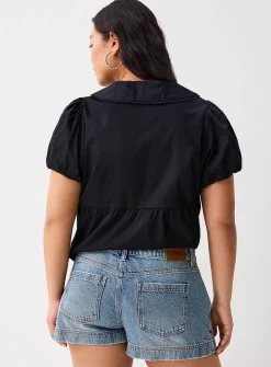 Jean mini skort