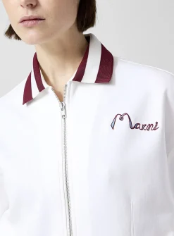 Jersey varsity jacket