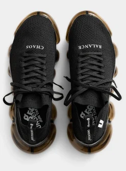 Jewelry bubble sole sneakers