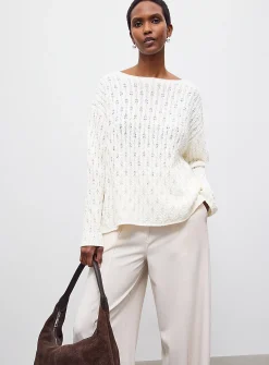 Jude oversized silk and cotton sweater
