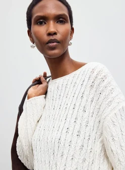 Jude oversized silk and cotton sweater
