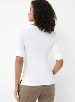 Judy boat-neck plain T-shirt