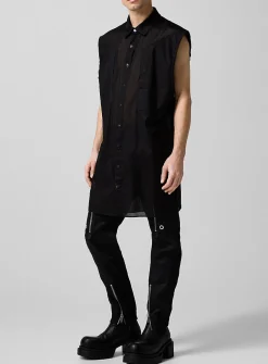 Jumbo sheer long shirt