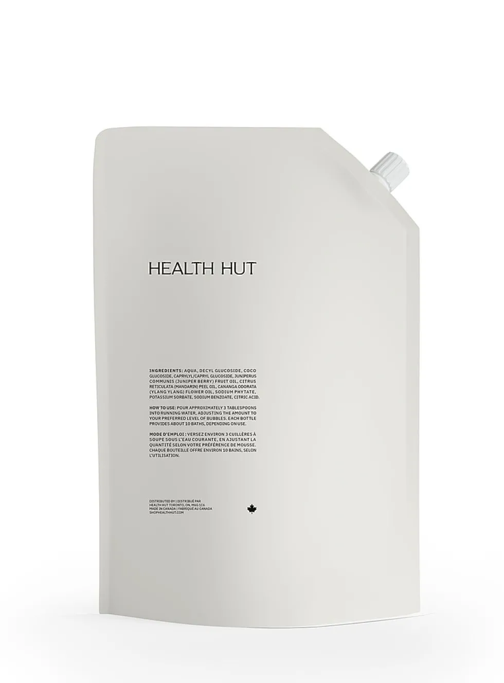 Juniper, ylang ylang and mandarin bubble bath refill