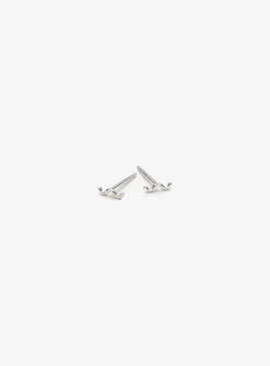 Kaia silver studs