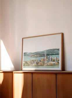 Kamouraska watercolour poster