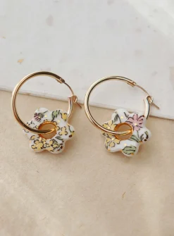 Kanako porcelain earrings