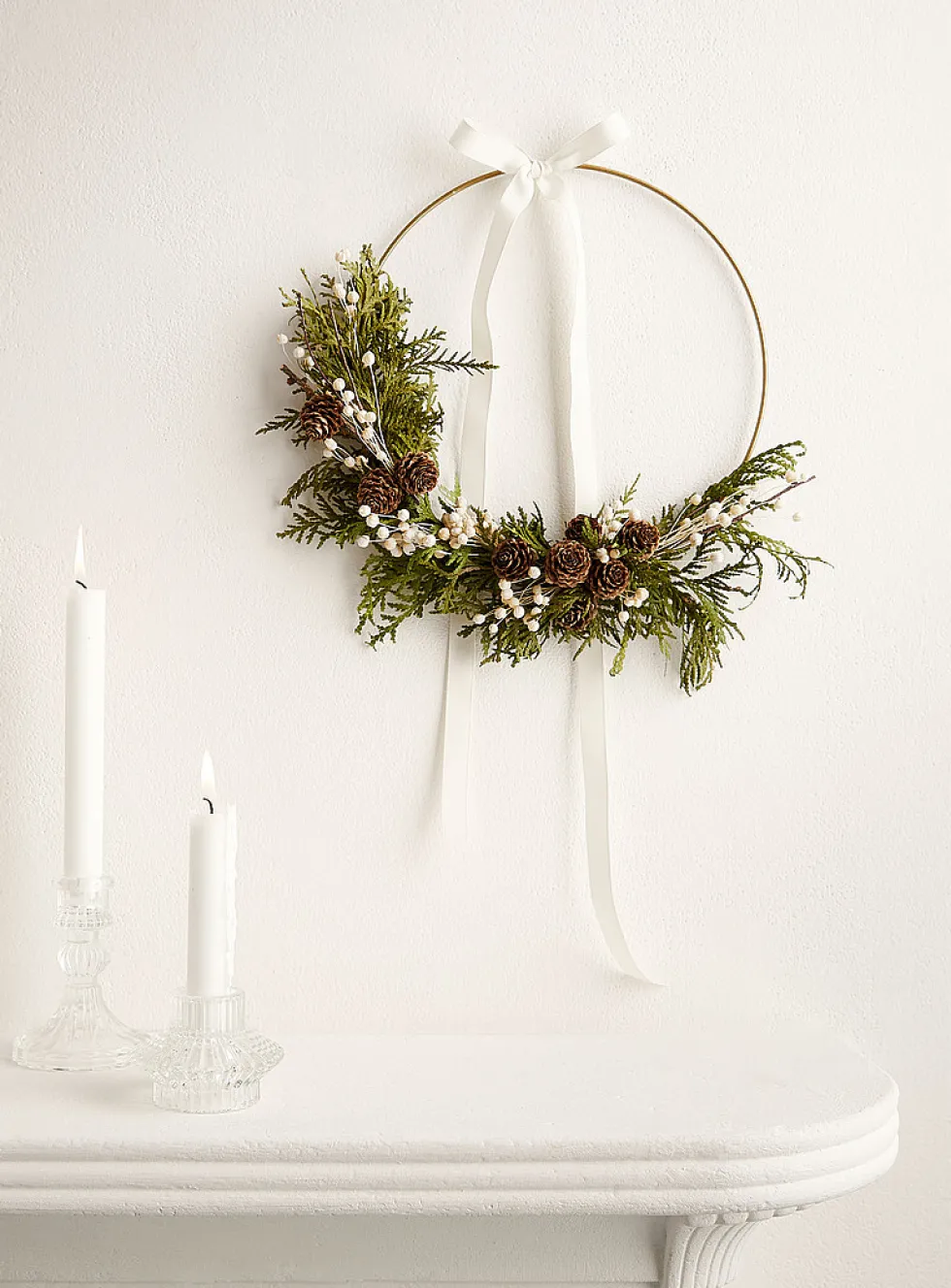 Karina dried plants wreath