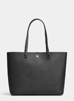 Karly textured leather tote bag