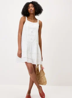 Kate broderie anglaise minidress