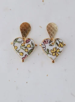 Keiko porcelain earrings