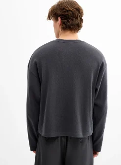 Knitted mesh T-shirt