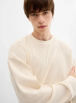 Knitted mesh T-shirt
