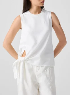 Knotted hem cami