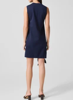 Knotted hem dress