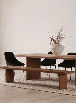 Koshi oak wood bench