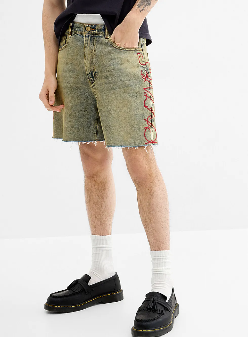 La Magie denim short