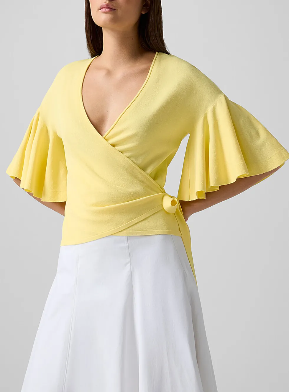 La Maille Paysan wrap jacket