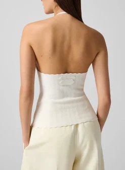 La Maille Tablier halter top