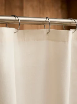 Lace frame shower curtain