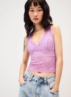 Lace racerback cami
