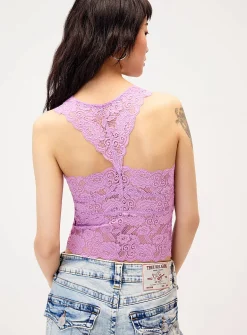 Lace racerback cami