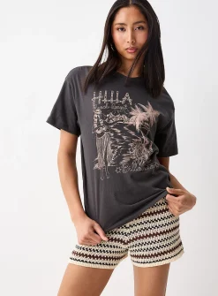 Landscape print T-shirt