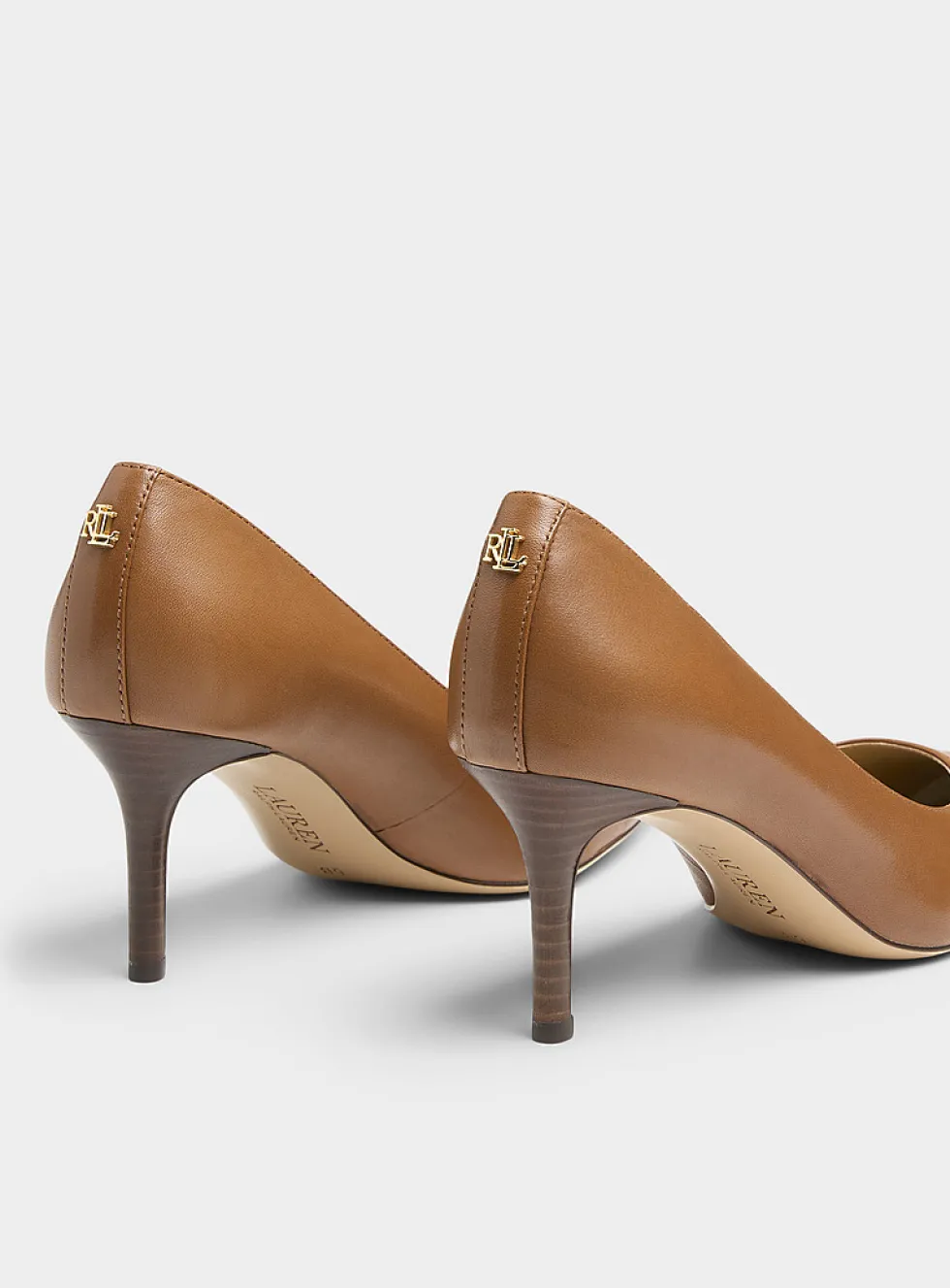 Lanette leather pumps