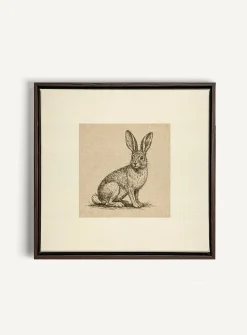 Lapin de lin art print