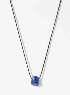 Lapis lazuli cord necklace