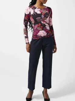 Large cuff straight leg pant