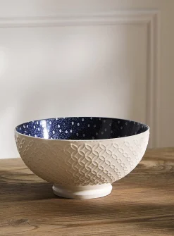 Large flowers bowl