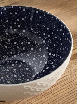 Large flowers bowl