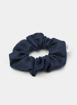 Large linen scrunchie