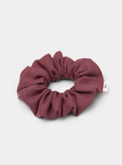 Large linen scrunchie