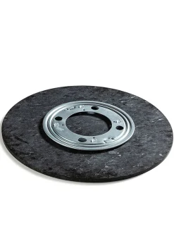 Large marble swivel tray