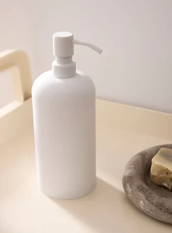 Large matte finish soap pump