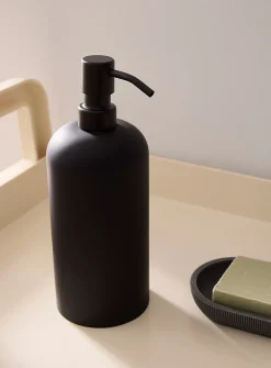 Large matte finish soap pump
