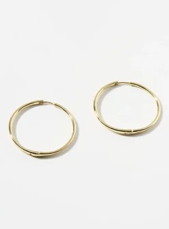 Large minimalist hoops