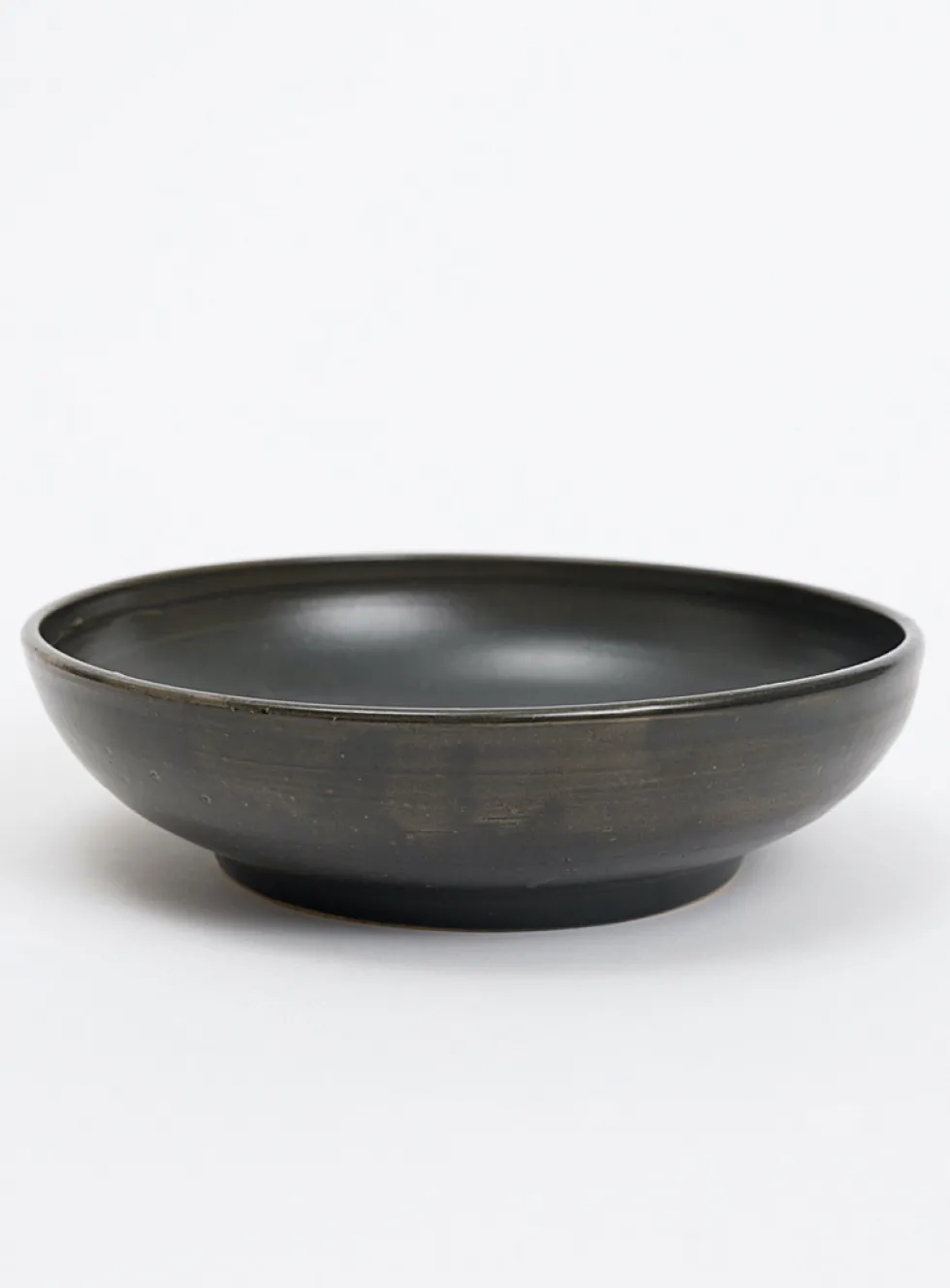 Large minimalist stoneware bowl