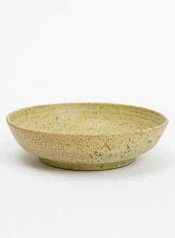 Large minimalist stoneware bowl