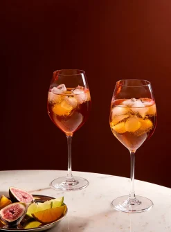 Large minimalist wine glasses