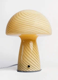 Large mushroom table lamp