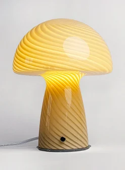 Large mushroom table lamp