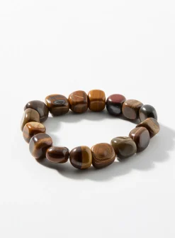 Large natural stone bracelet