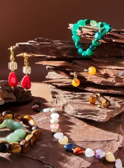 Large natural stone bracelet