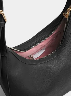 Large rounded hobo bag